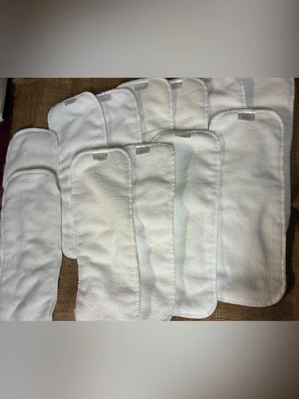 Cloth Diapers - 14 cloth diapers and 12 inserts